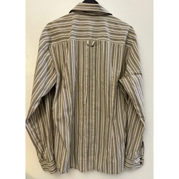 Dolce & Gabbana Men's Button Front‎ Dress Shirt Stripes Sz 38/52 - Picture 2 of 4